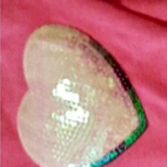 VS Victoria’s Secret PINK Sequin Heart Crop Lounge or Sweats RARE - Picture 2 of 4